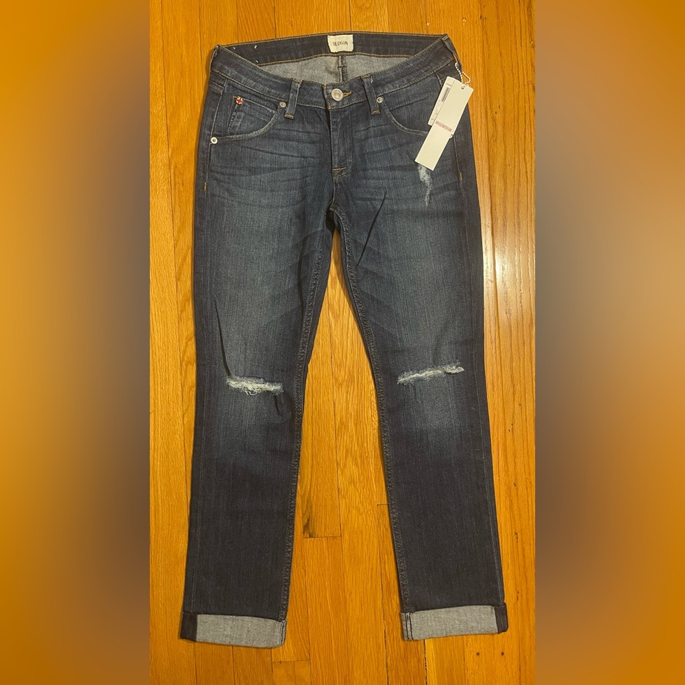 NWT Vintage Hudson Bacara Straight Cuffed Jeans Size 26
